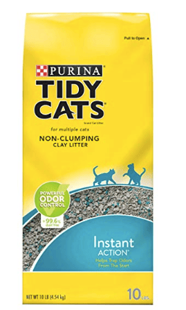Purina kitty litter to help with tire traction control during a winter emergency